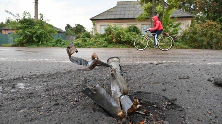 Leider Alltag in der Ukraine: Raketeneinschläge
