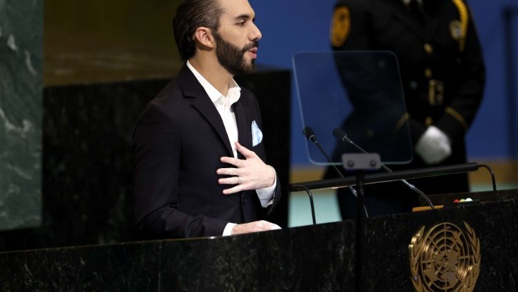 Der amtierende Präsident Nayib Bukele