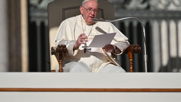 Le Pape François lors de l'audience générale, le 21 septembre 2022. 
