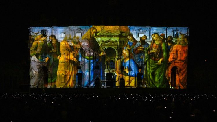 3D-праекцыя на базыліцы святога Пятра