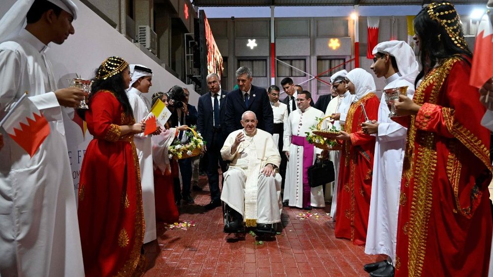 Pápež na stretnutí s mladými (5. nov. 2022)