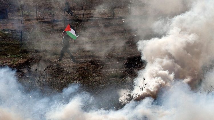 Des affrontements entre Palestiniens et police israélienne le 16 décembre près de Naplouse.