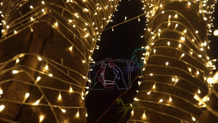 Weihnachtsdekoration in Abuja