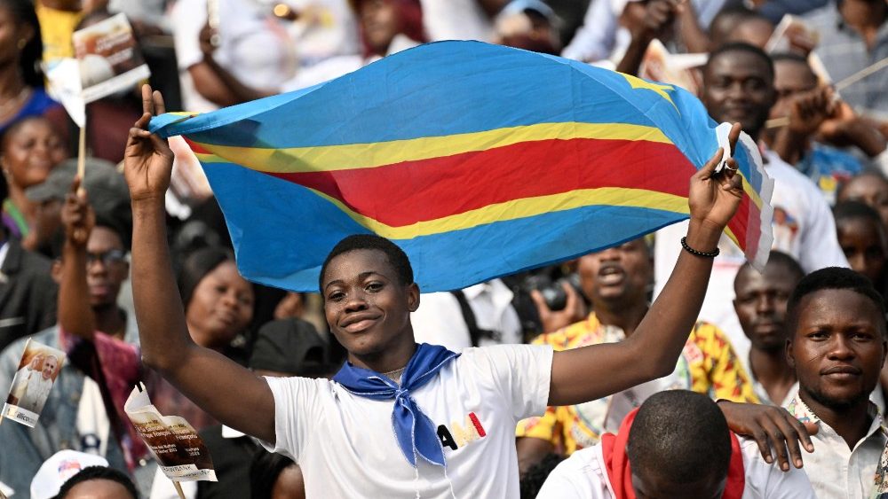 Сустрэча Папы з кангалезскай моладдзю