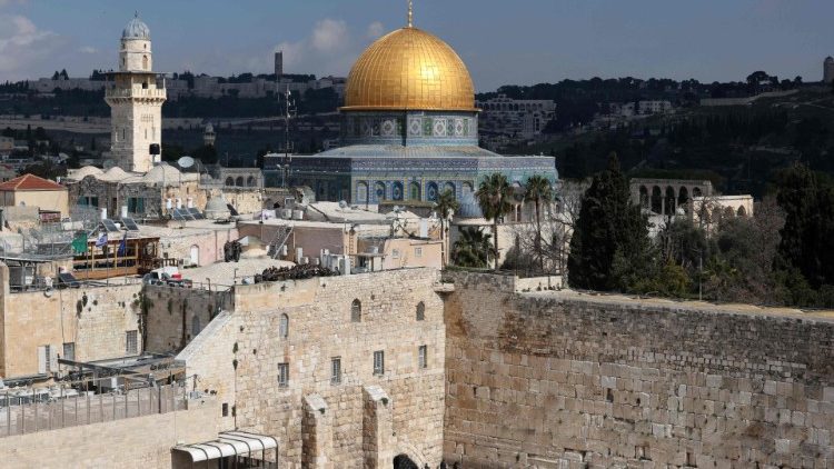Vue sur la Vieille ville de Jérusalem. 