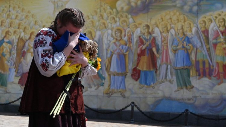 La vedova ucraina di un volontario americano morto a Bakhmut