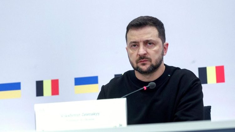Bruxelles: il presidente ucraino Volodomyr Zelensky
