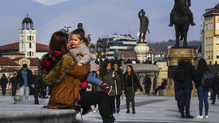 Scene di vita quotidiana a SKopje