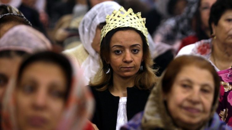 Egyptian Coptic Christians celebrate Palm Sunday