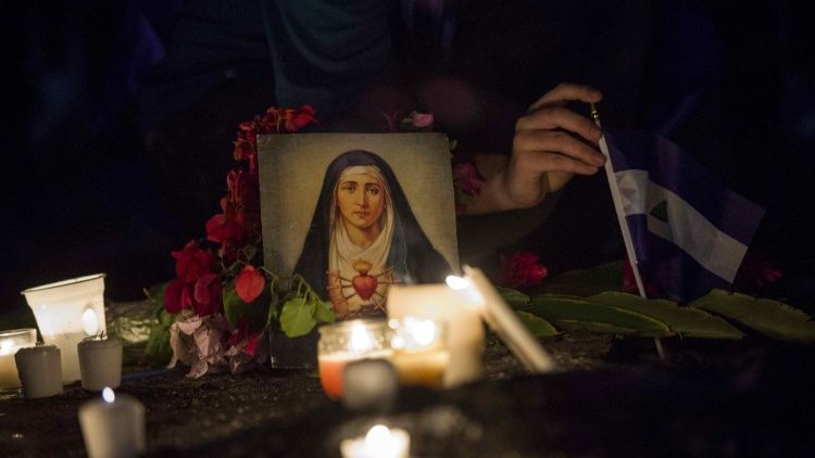 Veglia per la pace in Nicaragua