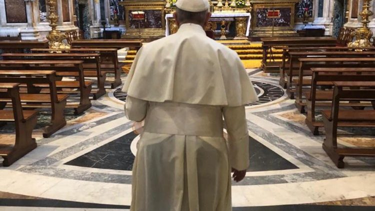 Papa Francesco a Santa Maria Maggiore