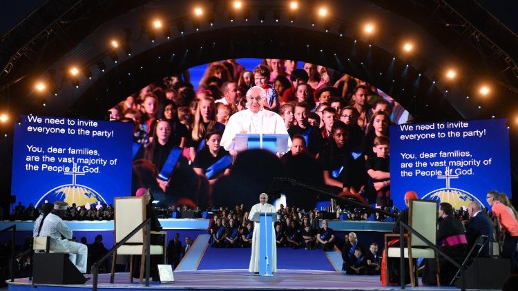 Папа на Празднике семей в Дублине