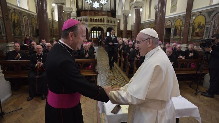 Viaggio Apostolico di Papa Francesco in Irlanda, incontro con i vescovi