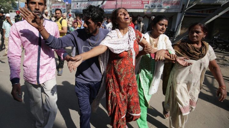 Amritsar: Angehörige der Opfer protestieren