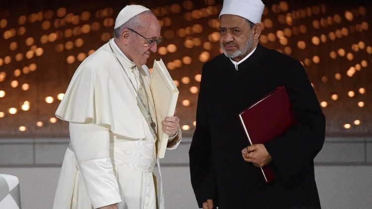 Папа Францішак і шэйх Ахмед Эль-Таеб