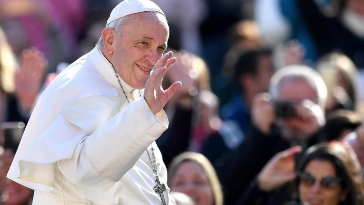 Папа падчас агульнай аўдыенцыі