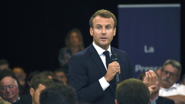 Prezydent Emmanuel Macron