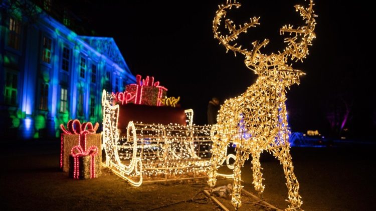 Christmas decoration at Friedrichsfelde Palace