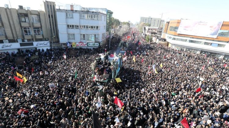 IRAN SOLEIMANI FUNERAL STAMPEDE