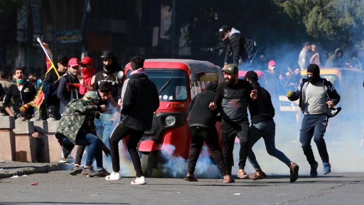 Proteste in Baghdad