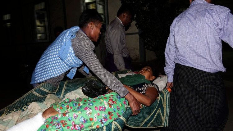 Conflict in Rakhine State, western Myanmar .