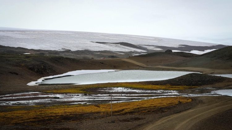 Le glacier Collins, le  25 février 2020
