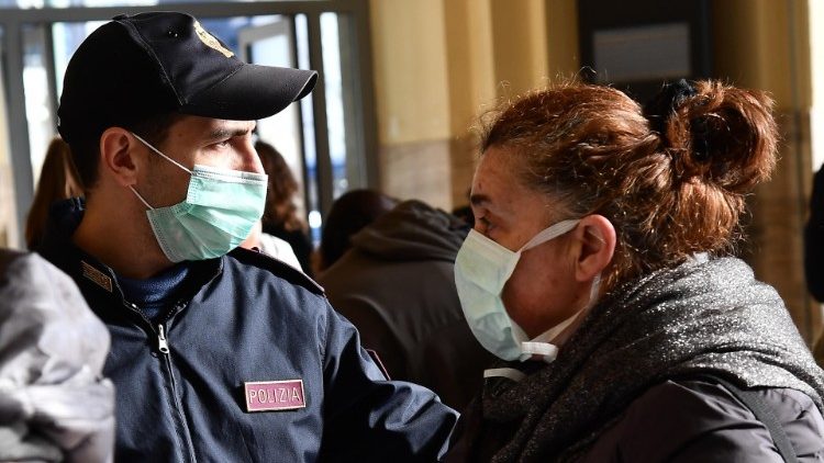 A la gare de Gènes en Ligurie, le 10 mars. 