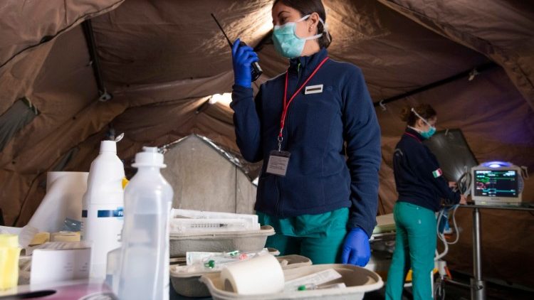 Personnel médical de l'armée italienne
