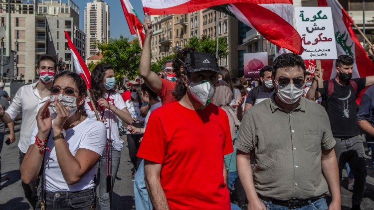 Manifestation contre le gouvernement le 13 juin 2020