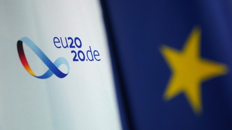 Das Logo der EU-Präsidentschaft Deutschlands für 2020