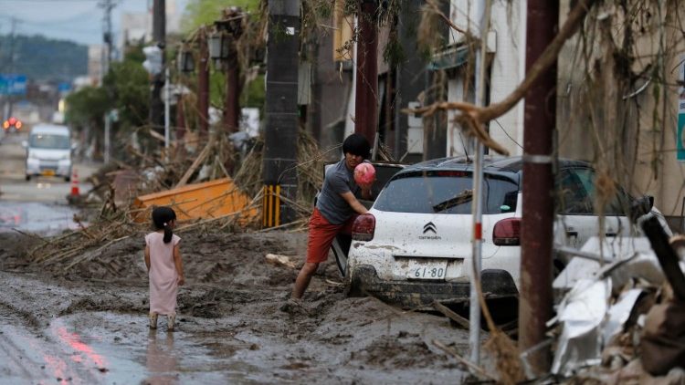 Alluvioni in Giappone