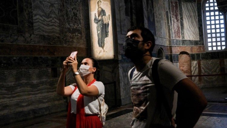 Die Mosaike und Fresken faszinierten viele Touristen