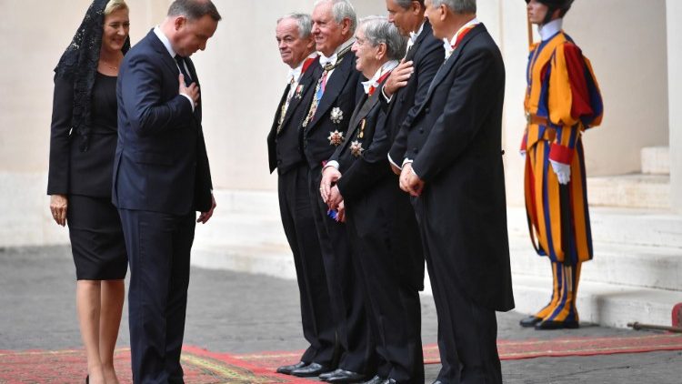 Prezydent Andrzej Duda i Papież Franciszek
