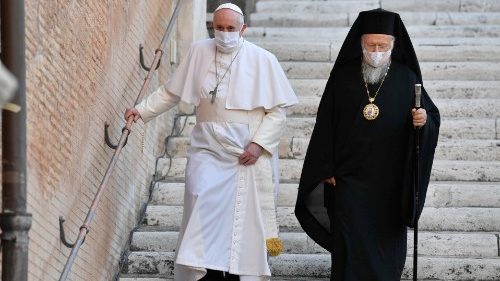 Papst an Bartholomaios I.: Begreifen, dass wir Geschwister sind