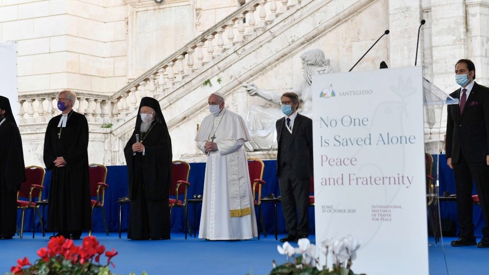 Ecumenical prayer for Peace Meeting in Rome