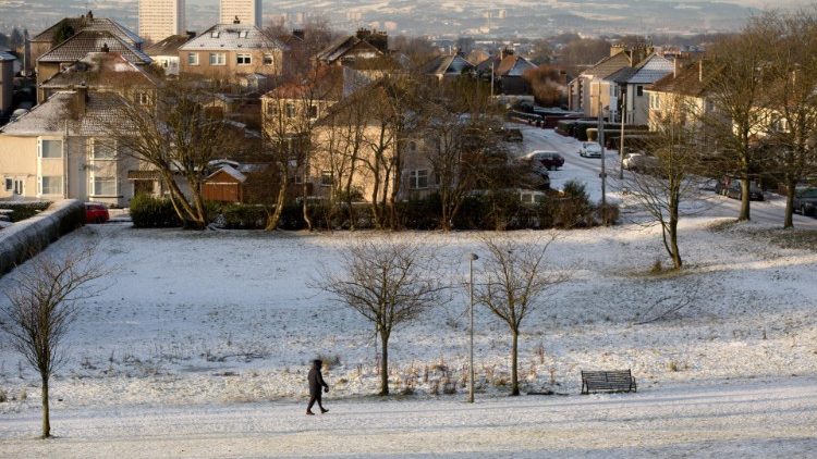 Winterlandschaft um Glasgow