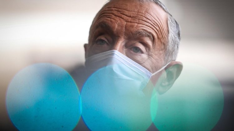 Le président portugais Marcelo Rebelo de Sousa, le 19 janvier 2021. 