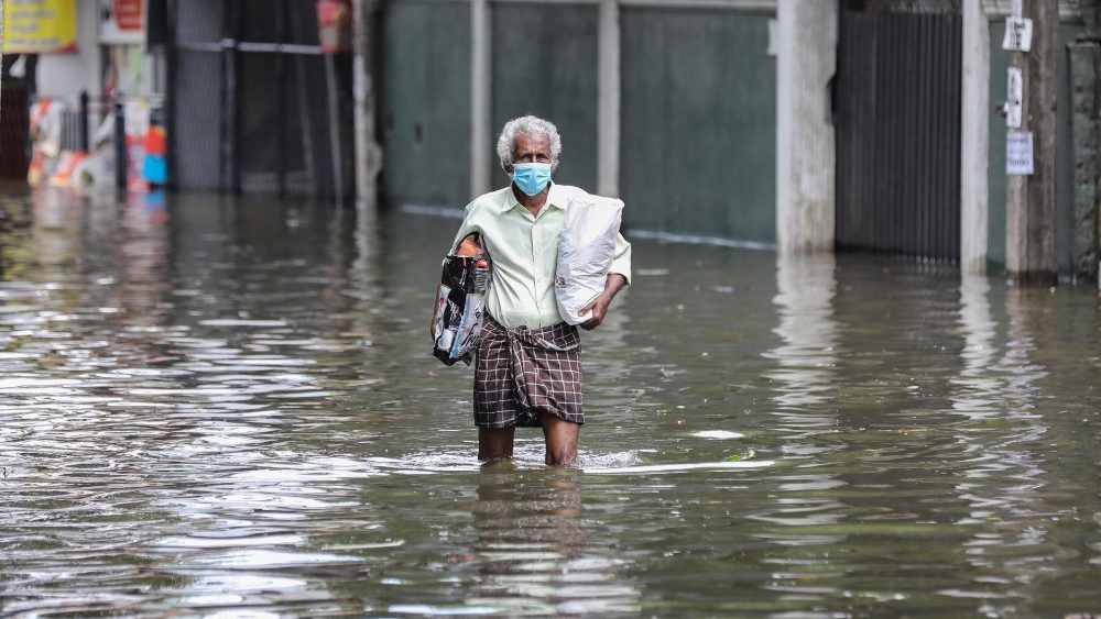 As imagens das cheias na ilha