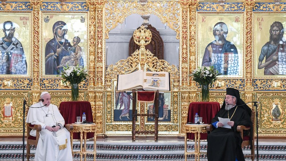Papa: Cipro; a Sinodo ortodosso, differenze non sono inconciliabili