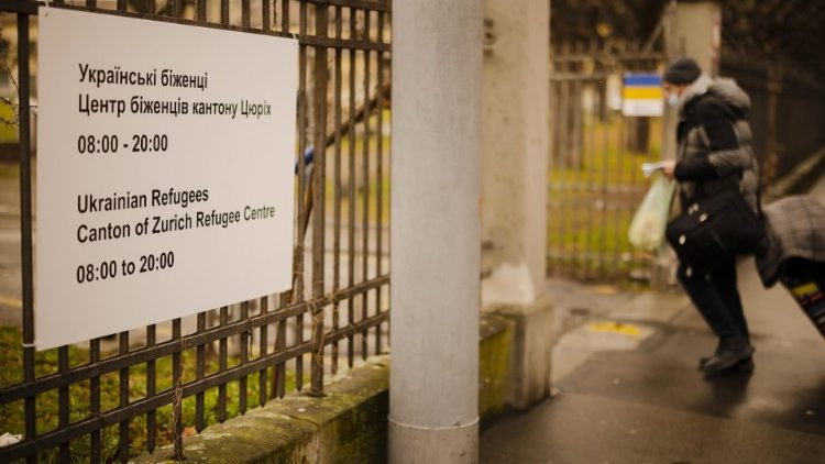 Flüchtlingszentrum für Ukrainer in Zürich
