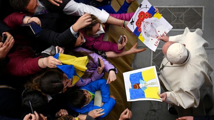 Spotkanie Franciszka z ukraińskimi dziećmi