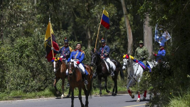Recordando en Ecuador la Batalla del Pichincha en 1822