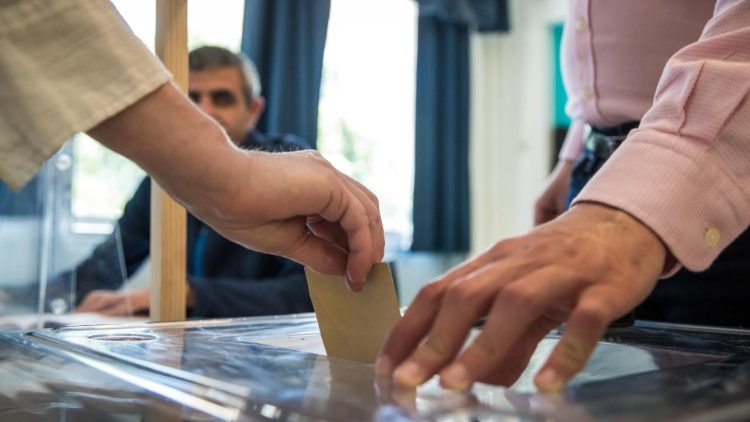 Seggio elettorale in Francia 