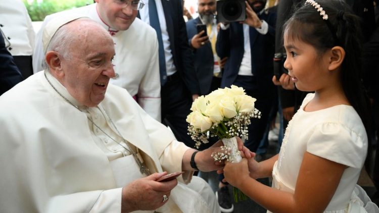Papež František při nedávné apoštolské cestě do Bahrajnu