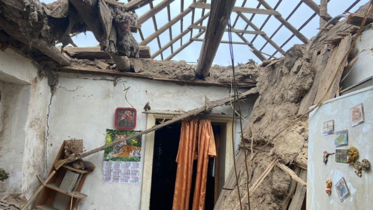 Schäden durch russische Bombardements