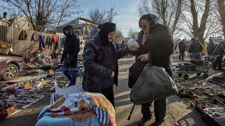 Sprzedaż uliczna w Charkowie