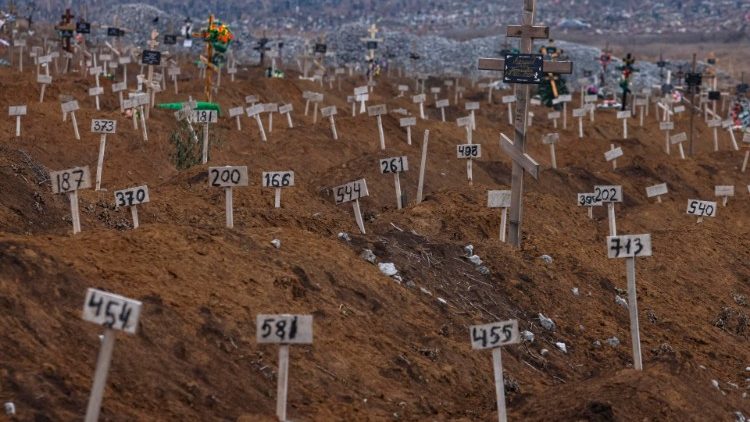 Cemitério em Mariupol