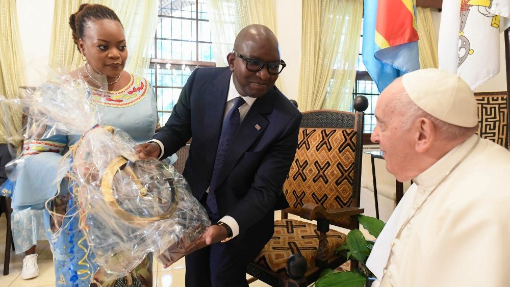 Pope Francis meets Prime Minister of Congo