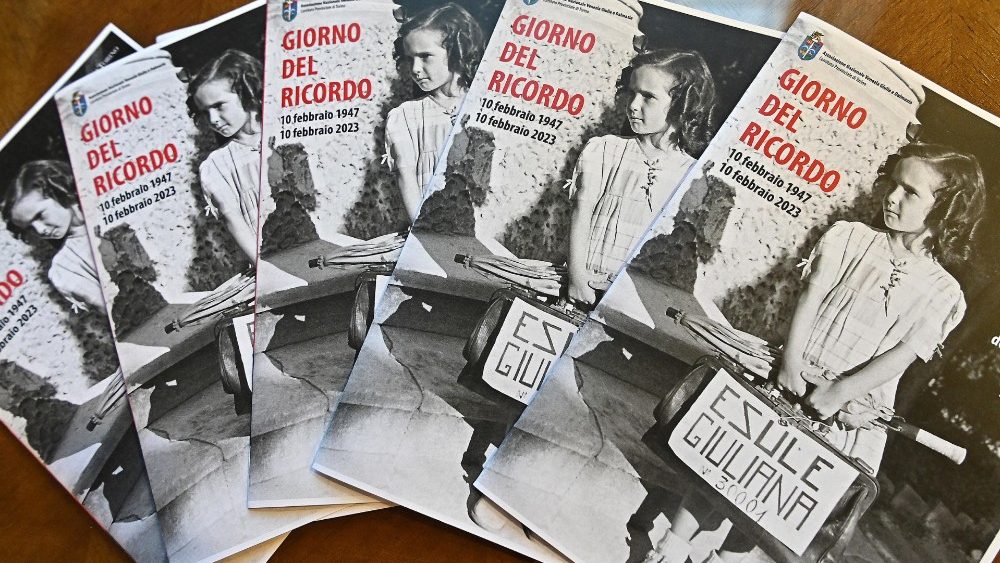 Il volantino delle celebrazioni del Giorno del Ricordo a Torino 