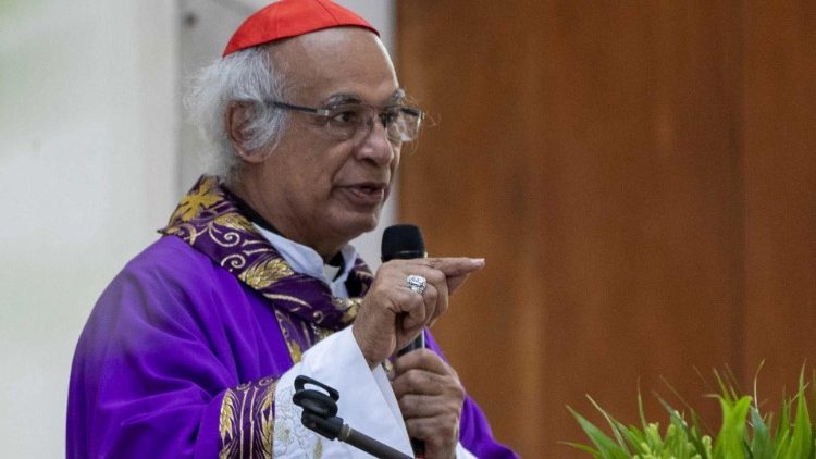 El Cardenal Leopoldo Brenes presidió la santa misa del Miércoles de Ceniza en la Catedral de Managua. (Foto: ANSA)